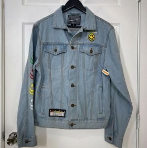 Brooklyn Cloth Denim Jean Jacket Drip Embellished Men's Size M